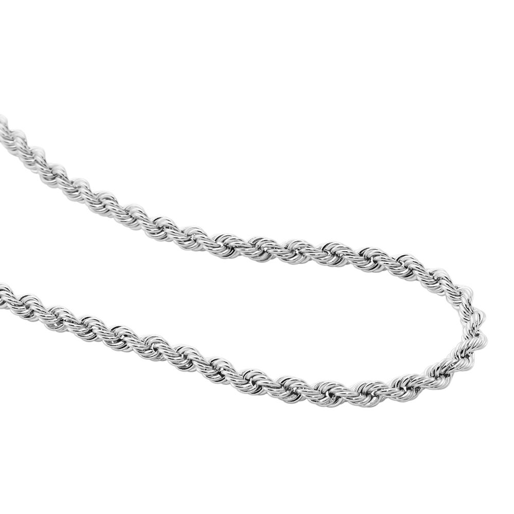Collier Jerry Maille Corde Or Blanc - Chaines Femme | Marc Orian