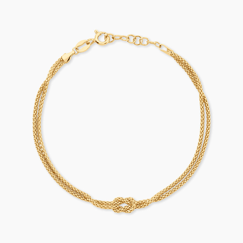 Bracelet Assil Argent Dor&eacute; A L'Or 750/1000 - Bracelets mailles Femme | Marc Orian