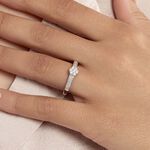 Bague Praya Or Blanc Diamant - Bagues fian&ccedil;ailles Femme | Marc Orian