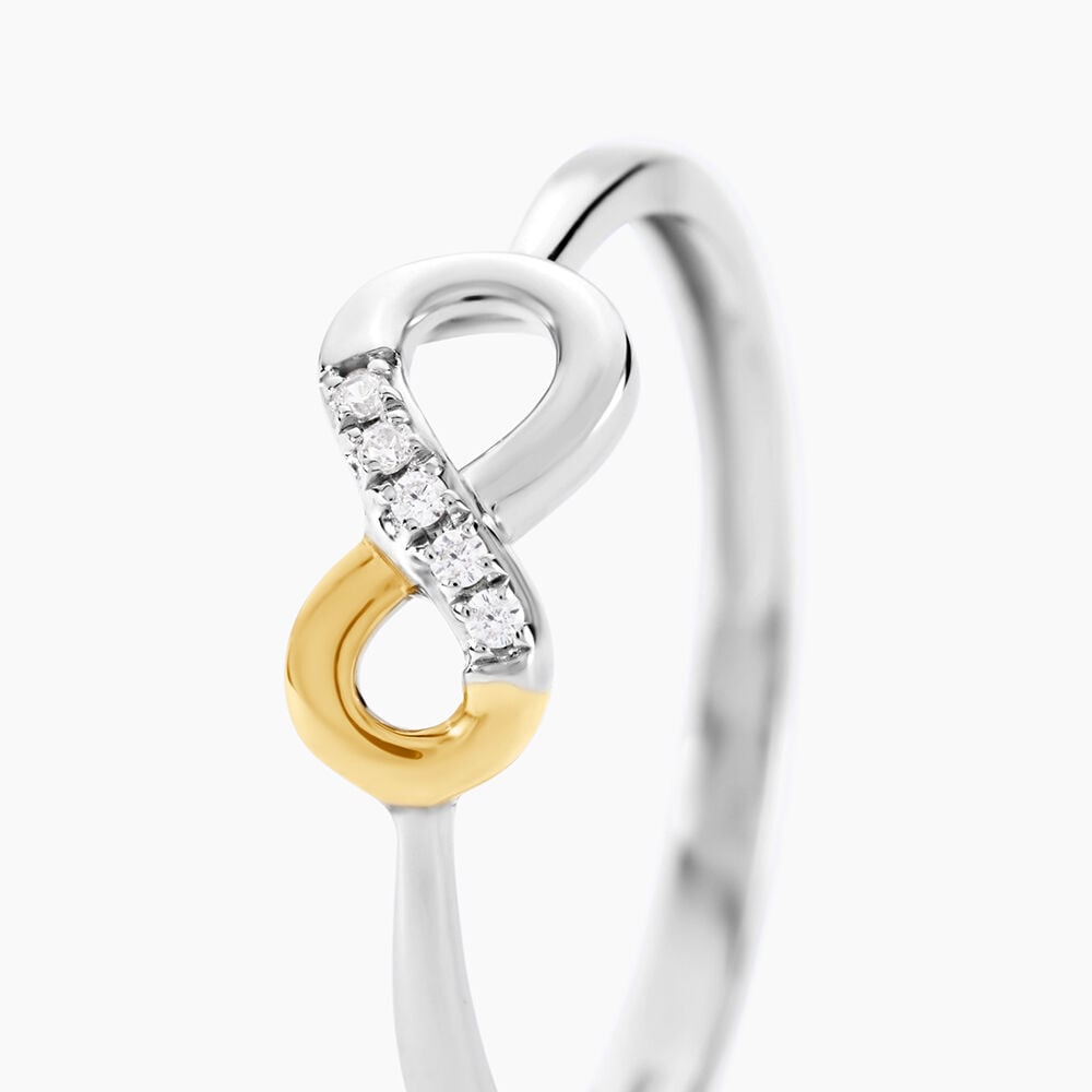 Bague Or Jaune Oxyde De Zirconium - Bagues de promesse Femme | Marc Orian