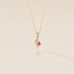 Pendentif Mahya Or Jaune Rubis - Pendentifs Femme | Marc Orian