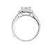 Bague Solitaire Soa Argent Blanc Oxyde De Zirconium - Solitaires Femme | Marc Orian