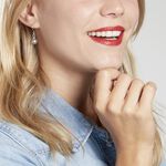 Boucles D'oreilles Pendantes Walae Argent Blanc Perle De Culture - Pendantes Femme | Marc Orian