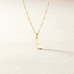 Pendentif Ionia Lettre Or Jaune - Pendentifs Famille | Marc Orian