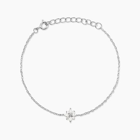 Bracelet Eclat Argent Blanc Oxyde De Zirconium - Bracelets chaînes Femme | Marc Orian