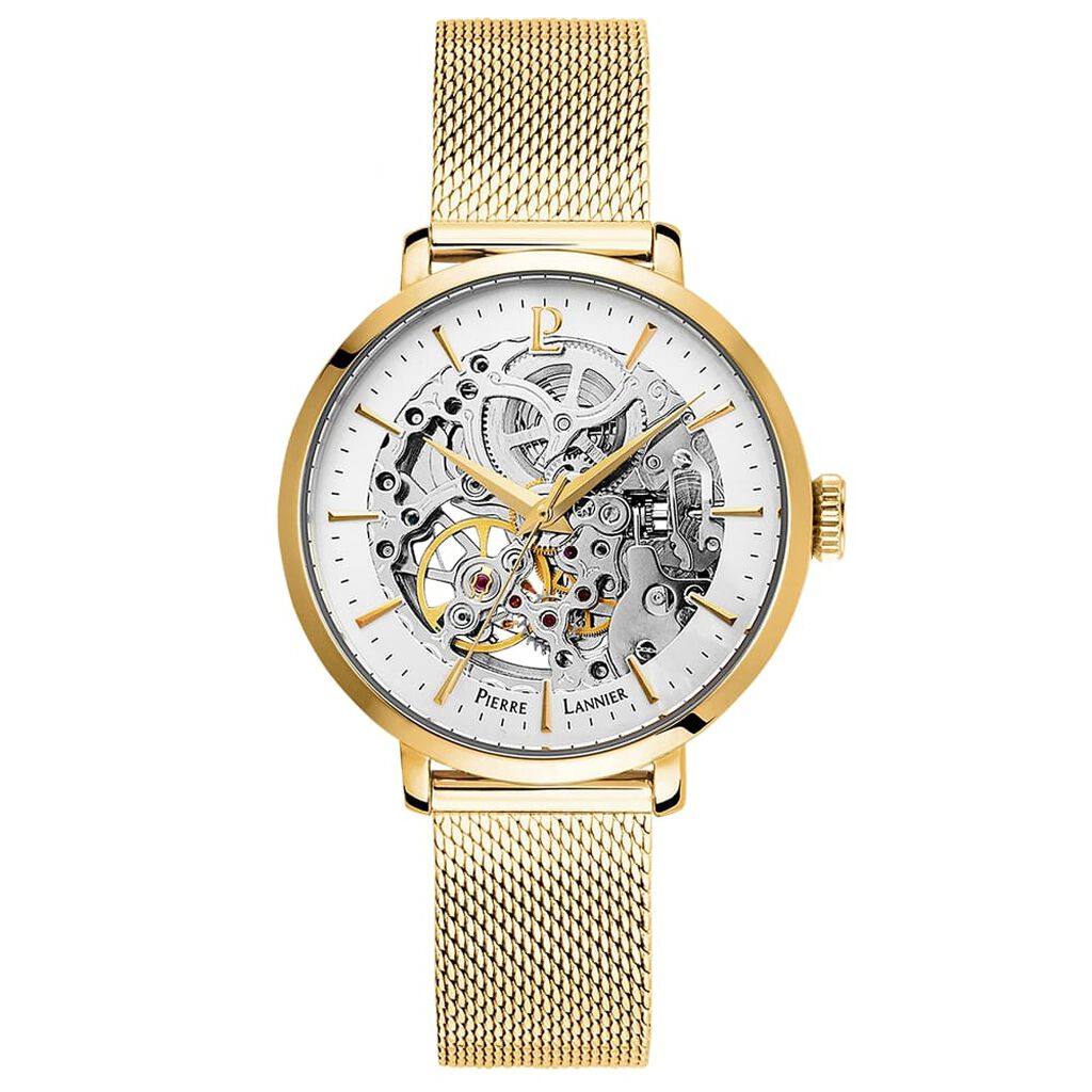 Montre Pierre Lannier Automatique 37 Argent - Montres automatiques Femme | Marc Orian