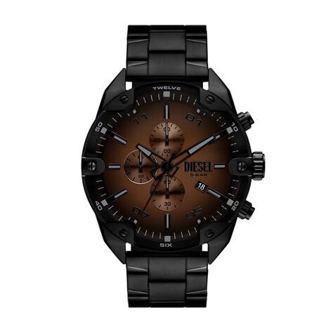 Montre Diesel Spiked Marron - Montres &eacute;tanches Homme | Marc Orian