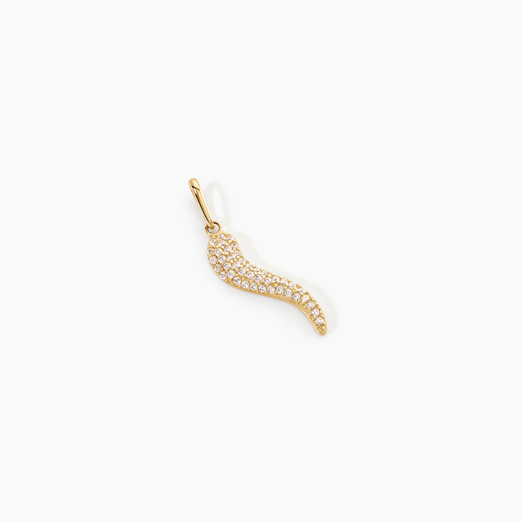 Pendentif Edmondine Or Jaune Oxyde De Zirconium - Pendentifs Femme | Marc Orian