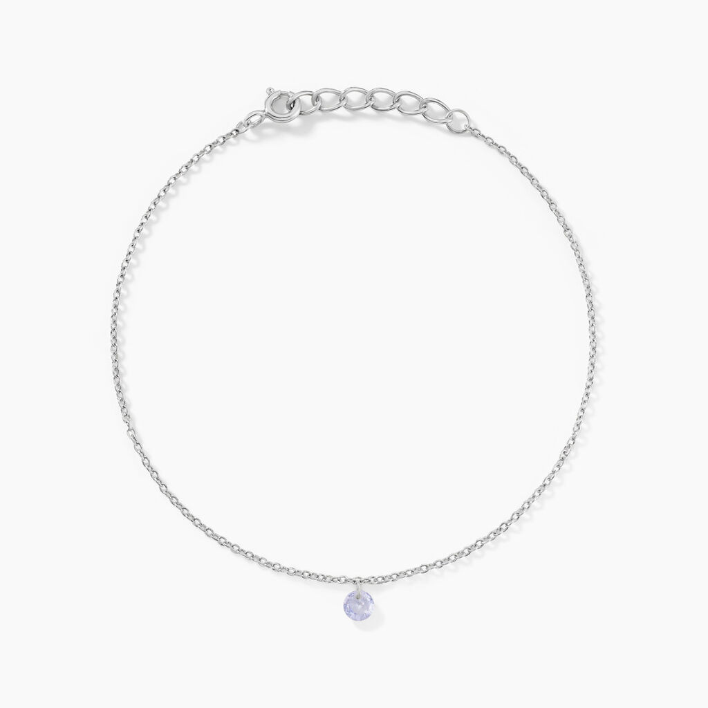 Bracelet Constantin Argent Blanc Oxyde De Zirconium - Bracelets fantaisie Femme | Marc Orian