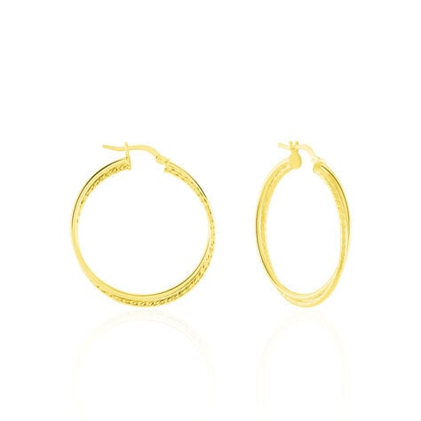 Cr&eacute;oles Maelia Or Jaune - Cr&eacute;oles Femme | Marc Orian