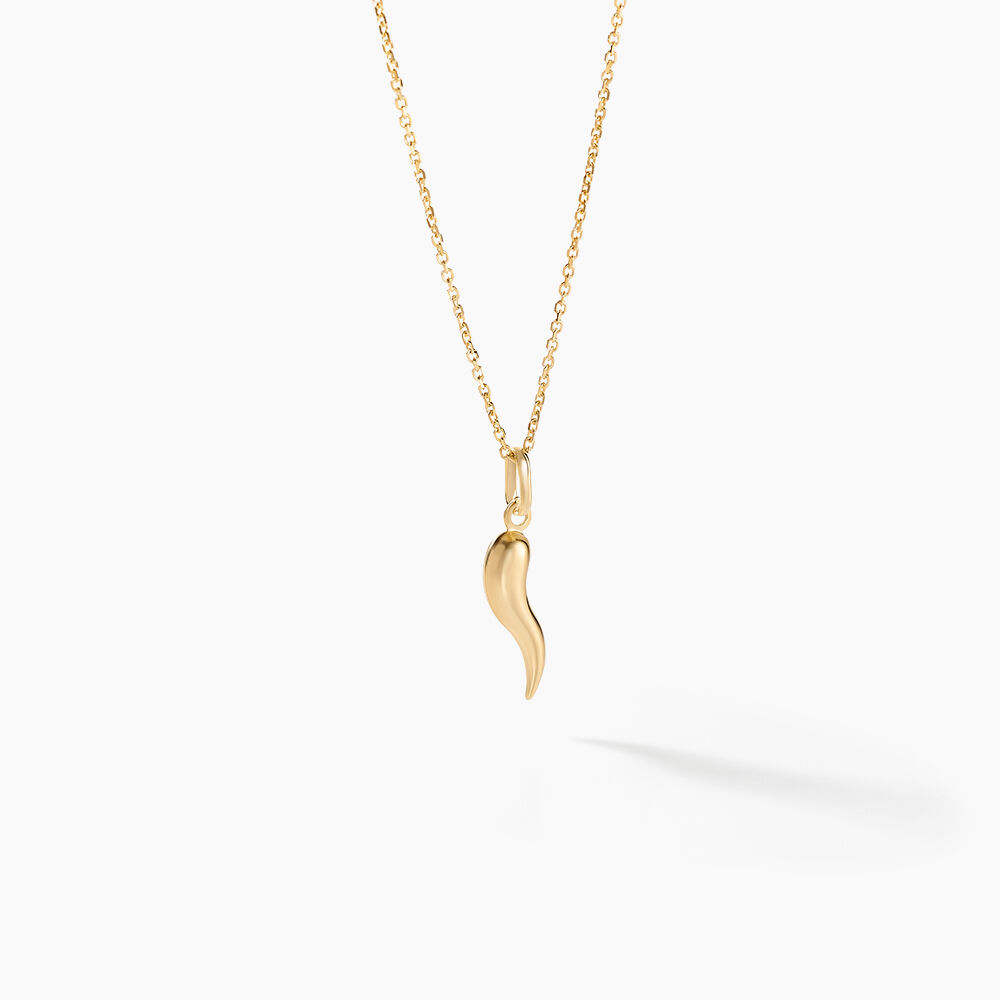 Pendentif Felicette Corne Abondance Or Jaune - Pendentifs Unisex | Marc Orian