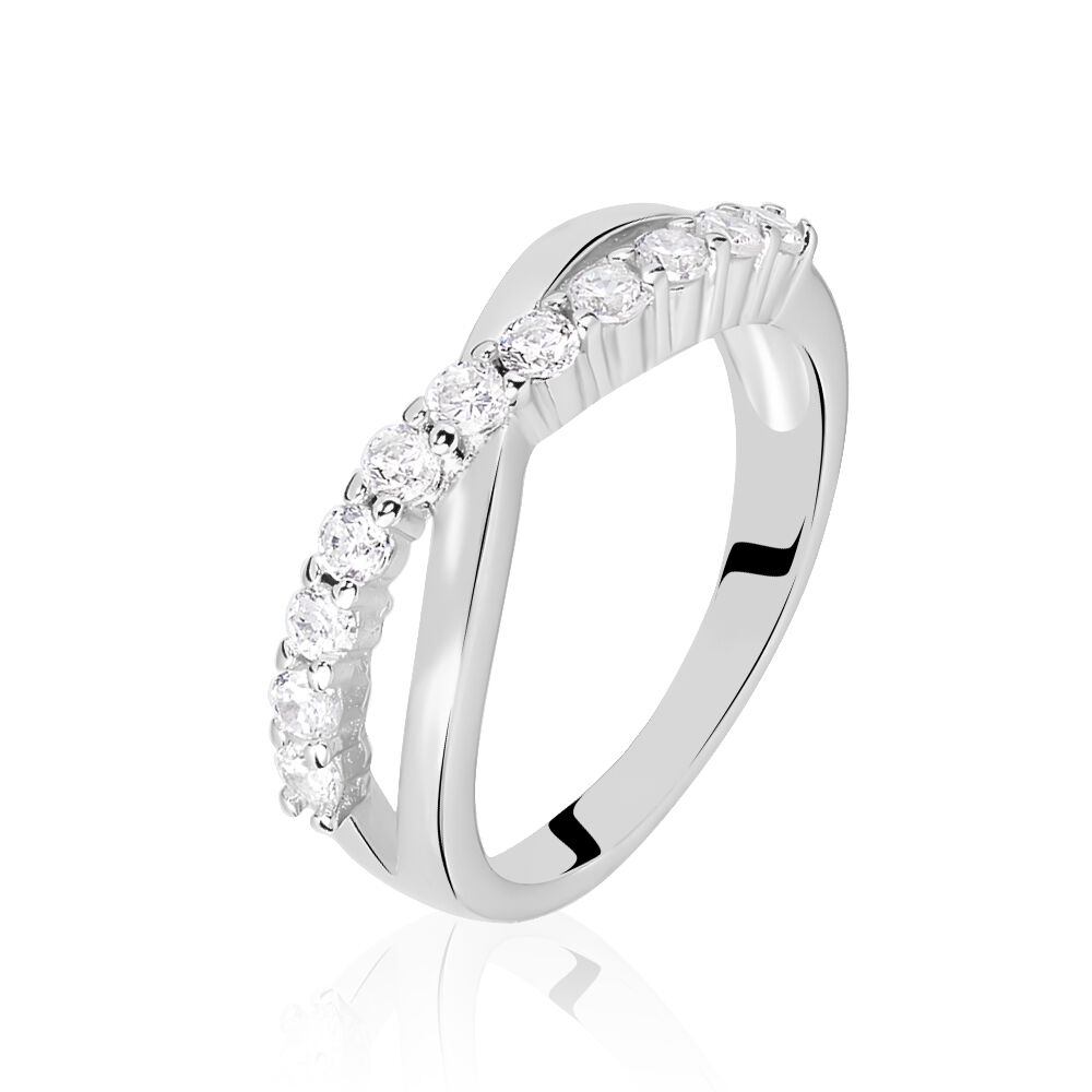 Bague Elorie Argent Oxyde De Zirconium - Bagues avec pierre Femme | Marc Orian