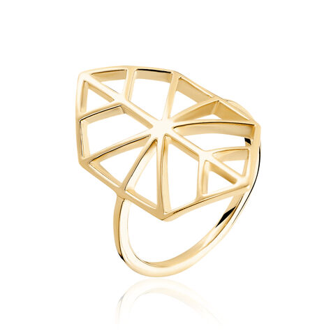 Bague Plaque Or Jaune - Bijoux fantaisie Femme | Marc Orian