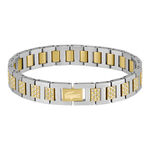 Bracelet Lacoste Metropole Acier Bicolore - Bracelets cha&icirc;nes Unisex | Marc Orian