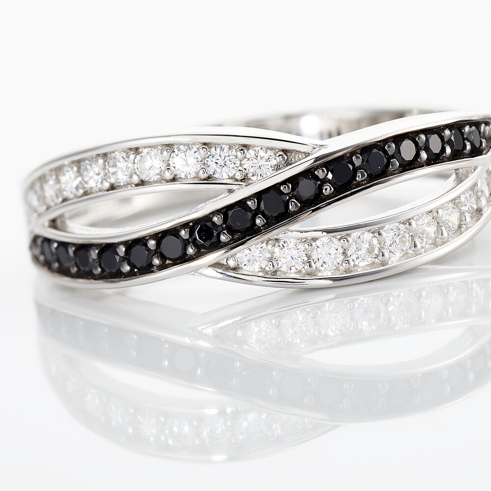 Bague Bethany Argent Blanc Oxyde De Zirconium - Bagues avec pierre Femme | Marc Orian