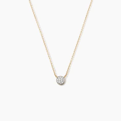 Collier Teani Or Jaune Diamant - Colliers avec pierres Femme | Marc Orian