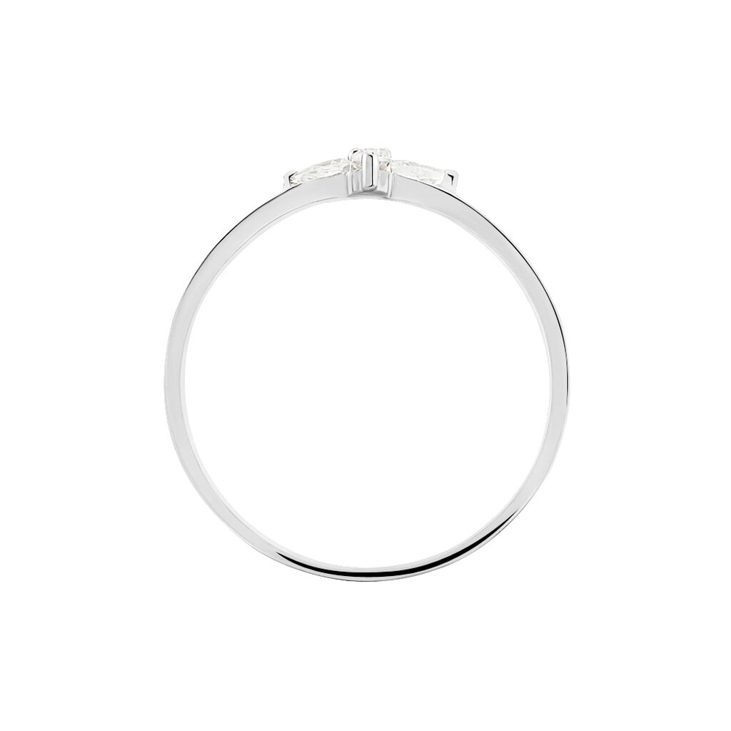 Bague Or Blanc Oxyde De Zirconium - Bagues Femme | Marc Orian