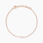 Bracelet Naura Argent Rose Oxyde De Zirconium - Bracelets fantaisie Femme | Marc Orian