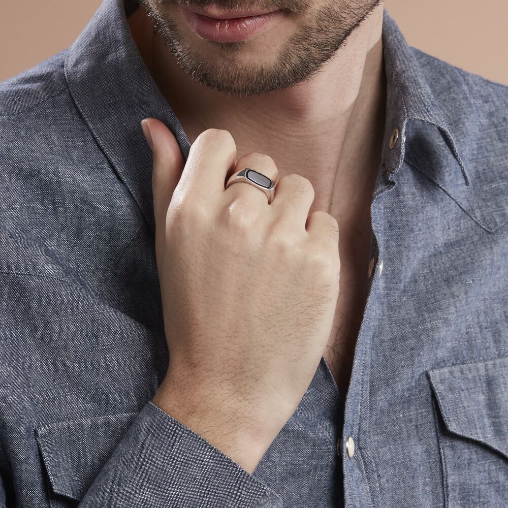 Chevali&egrave;re Argent Argent Teofilo - Bijoux fantaisie Homme | Marc Orian