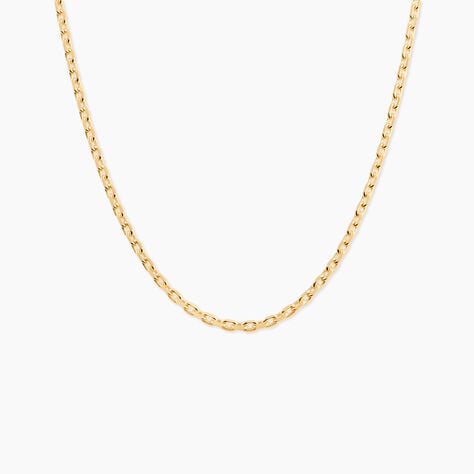 Cha&icirc;ne Igoa Maille For&ccedil;at Diamantee Or Jaune - Chaines Famille | Marc Orian