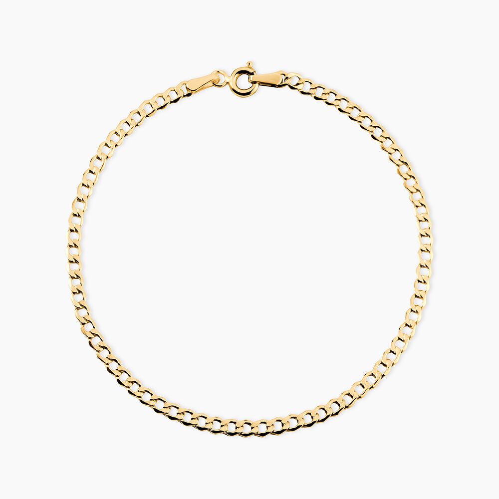 Bracelet Iris Or Jaune Maille Gourmette - Bracelets mailles Femme | Marc Orian