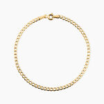 Bracelet Iris Or Jaune Maille Gourmette - Bracelets mailles Femme | Marc Orian