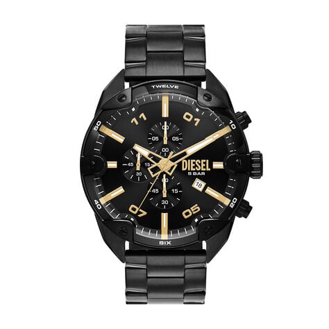 Montre Diesel Spiked Noir - Montres &eacute;tanches Homme | Marc Orian