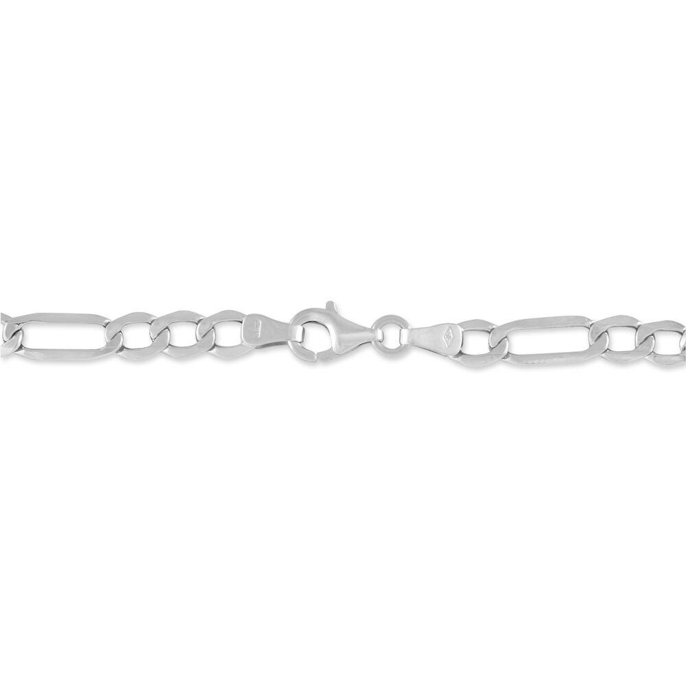 Bracelet Or Blanc Maille Altern&eacute;e 1/3 - Bracelets mailles Femme | Marc Orian