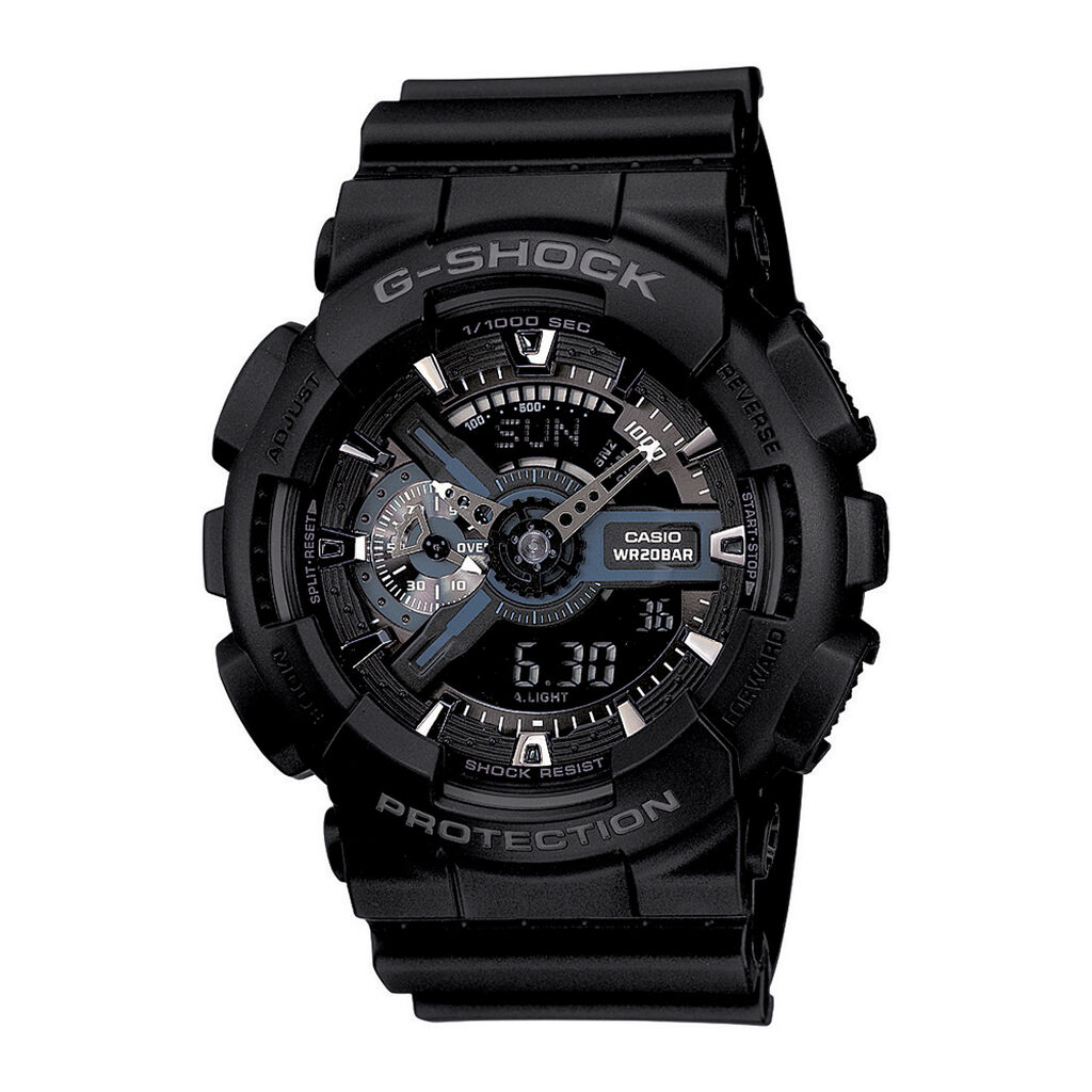 Montre Casio G-shock Black & White Noir - Montres étanches Homme | Marc Orian