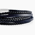 Bracelet Jourdan Homme Byron Acier Argente - Bracelets cuir Homme | Marc Orian