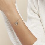 Bracelet Argent Blanc Ilie - Bracelets Medailles Femme | Marc Orian