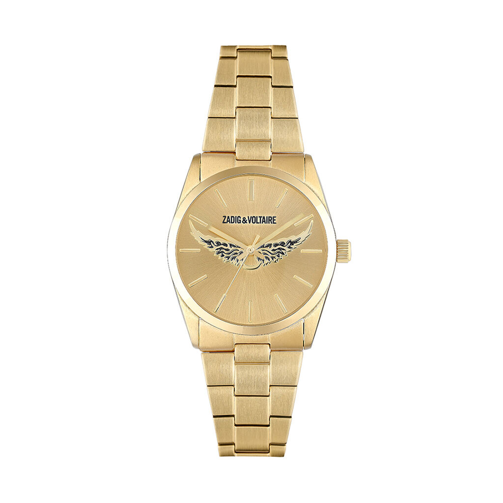 Montre Zadig & Voltaire Dor&eacute; - Montres &eacute;tanches Femme | Marc Orian