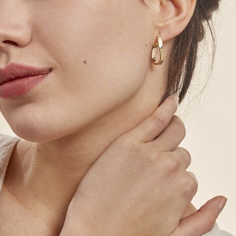 Créoles Silla Or Jaune - Boucles d'oreilles Créoles Femme | Marc Orian