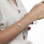 Bracelet Lumineuse Argent Blanc Oxyde De Zirconium - Bracelets fantaisie Femme | Marc Orian