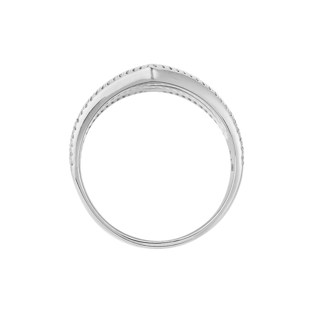 Bague Iluna Argent Blanc Oxyde De Zirconium - Bagues avec pierre Femme | Marc Orian