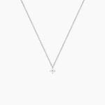 Collier Leonce Argent Blanc Oxyde De Zirconium - Colliers avec pierres Femme | Marc Orian
