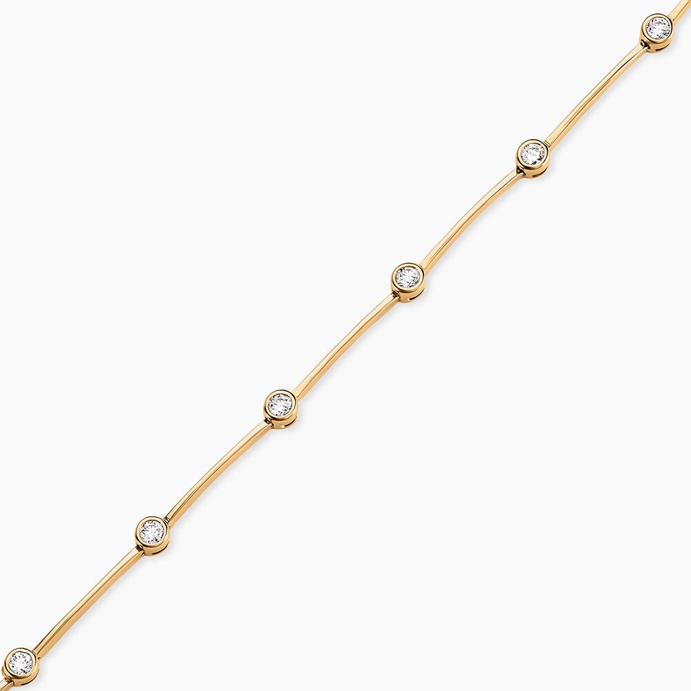 Bracelet Kaelig Plaqué Or Jaune Oxyde De Zirconium - Bracelets chaînes Femme | Marc Orian