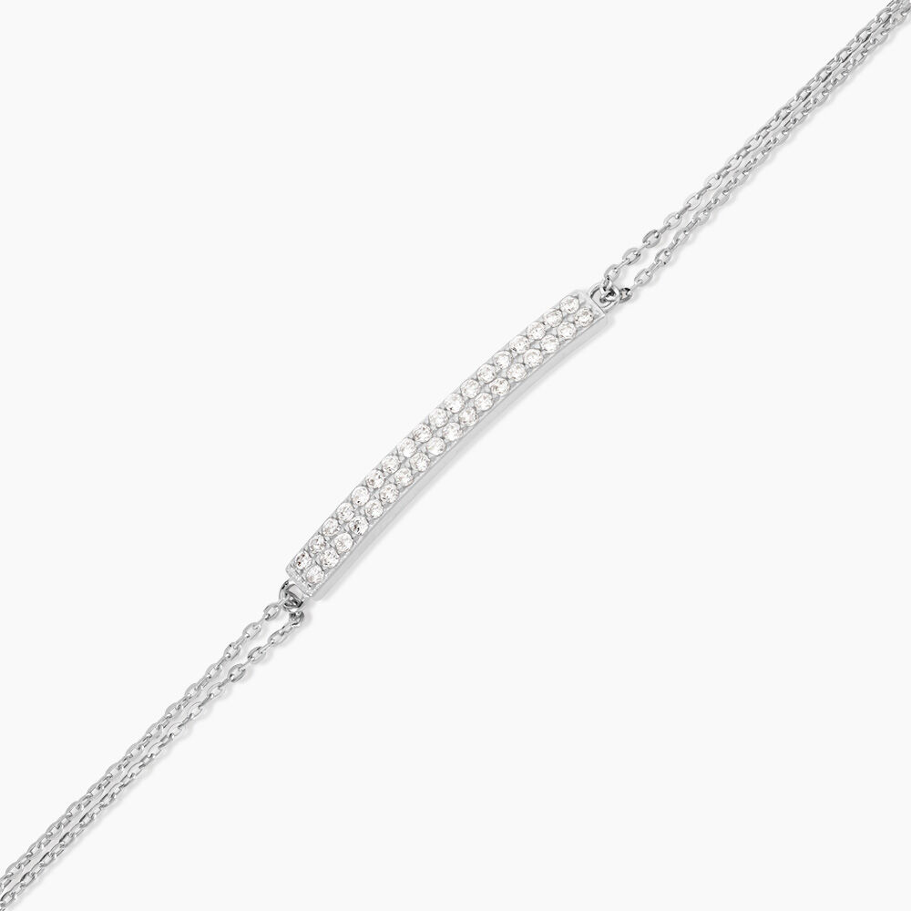 Bracelet Melineeargent Blanc Oxyde De Zirconium - Bracelets fantaisie Femme | Marc Orian