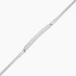 Bracelet Melineeargent Blanc Oxyde De Zirconium - Bracelets fantaisie Femme | Marc Orian