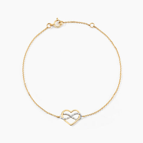 Bracelet Jalmari Or Jaune Diamant - Bracelets chaînes Femme | Marc Orian