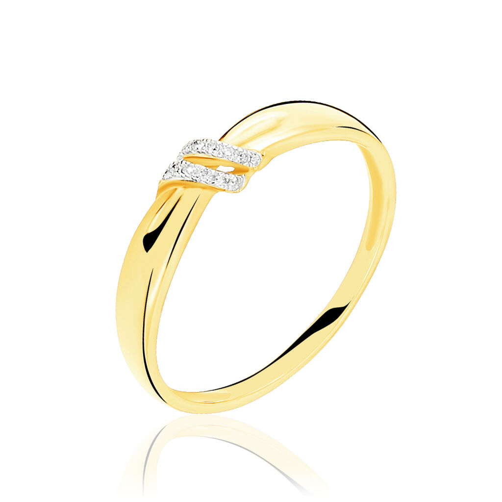 Bague Prospere Or Jaune Diamant - Bijoux personnalisés Femme | Marc Orian