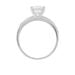 Bague Solitaire Mercan Argent Blanc Oxyde De Zirconium - Solitaires Femme | Marc Orian