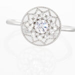 Bague Cassandria Argent Blanc Oxyde De Zirconium - Bijoux fantaisie Femme | Marc Orian