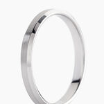 Alliance Rominus Palladium Blanc Ruban - Alliances duo Unisex | Marc Orian