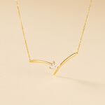 Collier Valeriana Or Jaune Oxyde De Zirconium - Colliers avec pierres Femme | Marc Orian