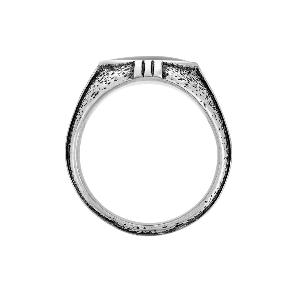 Bague Kaija Acier Blanc - Bague fantaisie Homme | Marc Orian