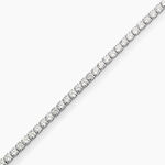 Bracelet Lou-anne Argent Blanc Oxyde De Zirconium Blanc - Bracelets cha&icirc;nes Femme | Marc Orian