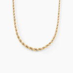 Collier Cordelia Danilo Maille Corde Et Venitienne - Chaines Femme | Marc Orian