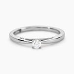 Bague Solitaire Iris Or Blanc Diamant - Solitaires Femme | Marc Orian
