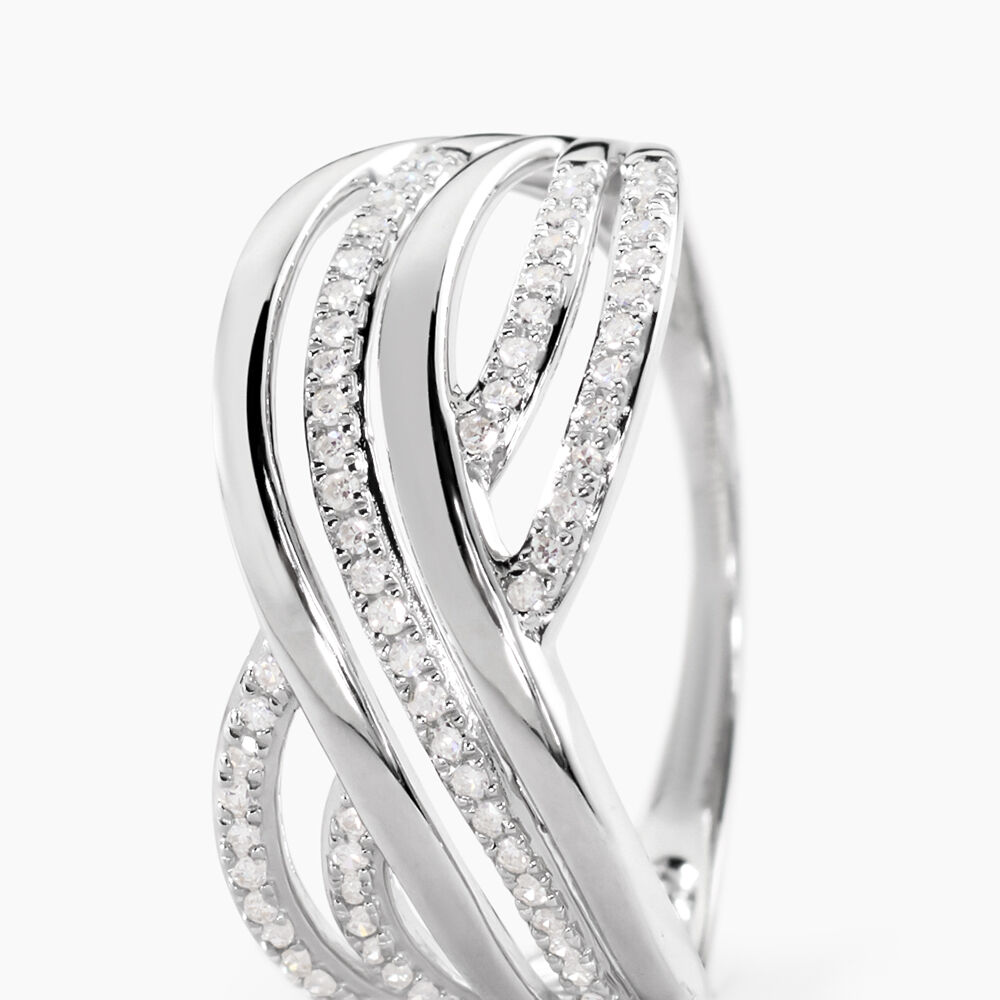 Bague Ocean Or Blanc Diamant - Bagues pierres pr&eacute;cieuses Femme | Marc Orian